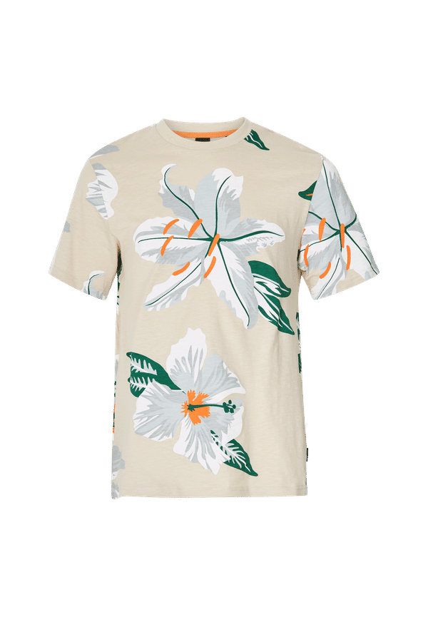 ONLY & SONS - T-shirt onsKlop Reg SS Floral Tee Noos - Grå - M