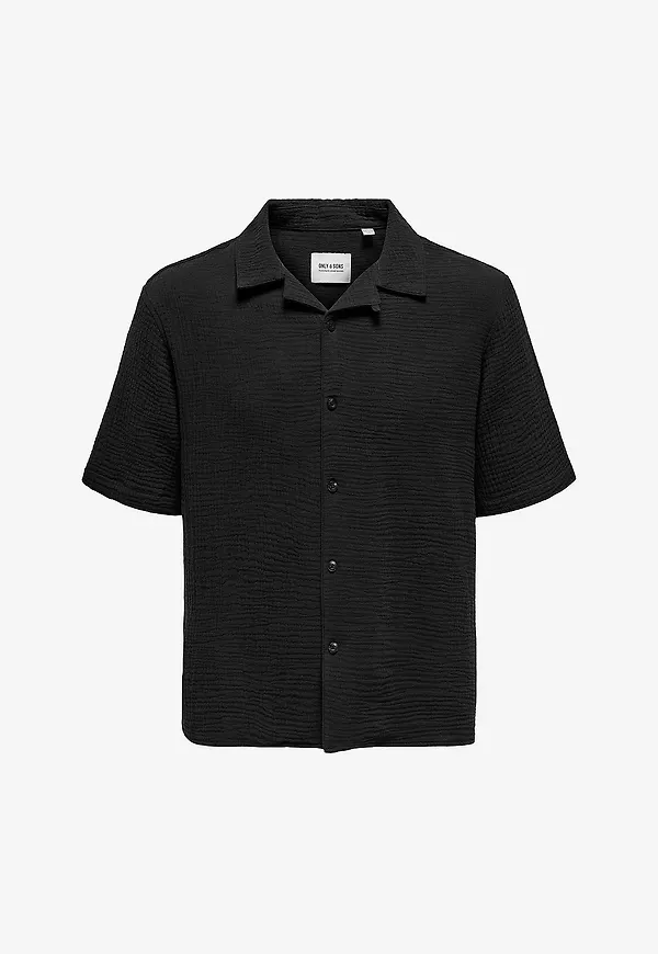 ONLY & SONS - Skjorta onsKyle 0158 SS Shirt - Svart