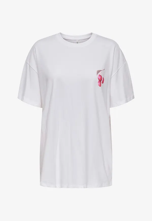 Only - T-shirt onlVivvi Life S/S Lovely Top Jrs NO - Vit