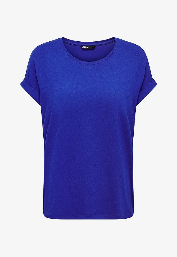Only - Topp onlMoster S/S O-neck Top - Blå