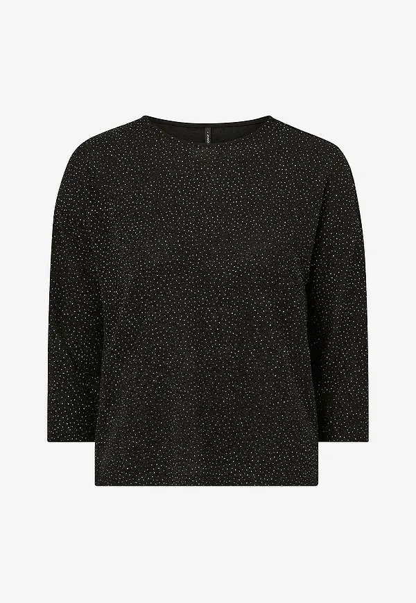 Only - Topp onlQueen 3/4 Glitter Top - Svart