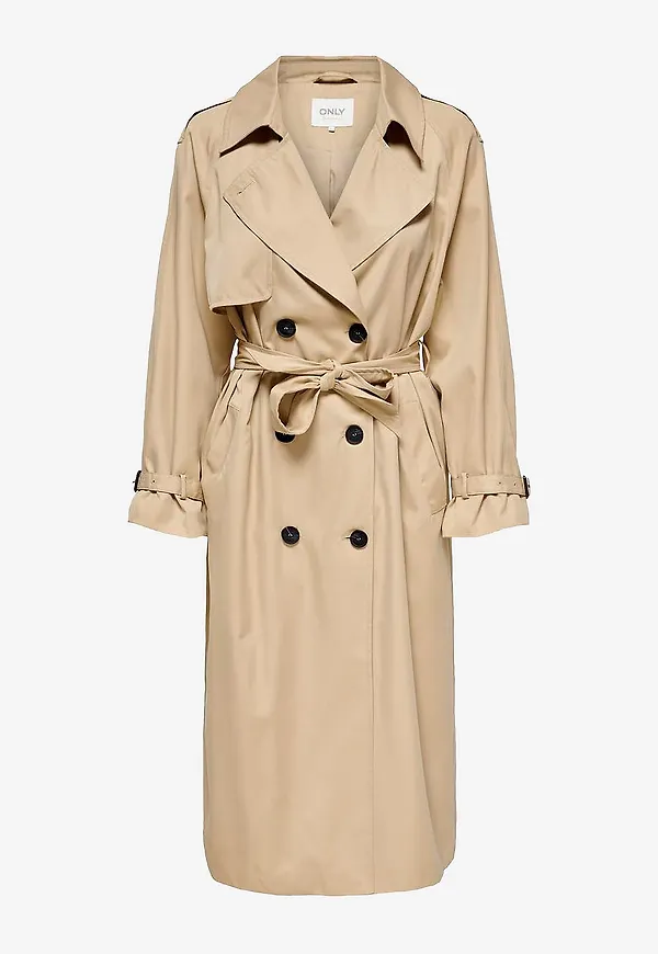 Only - Trenchcoat onlChloe Trenchcoat Double - Brun