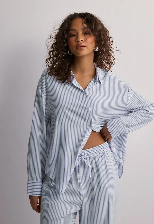 Only - Vit - Onlalice Sarah Ls Shirt Wvn