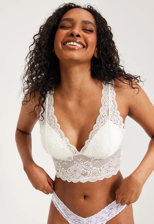Only - Vit - onlCHLOE Lace Bra Noos Acc