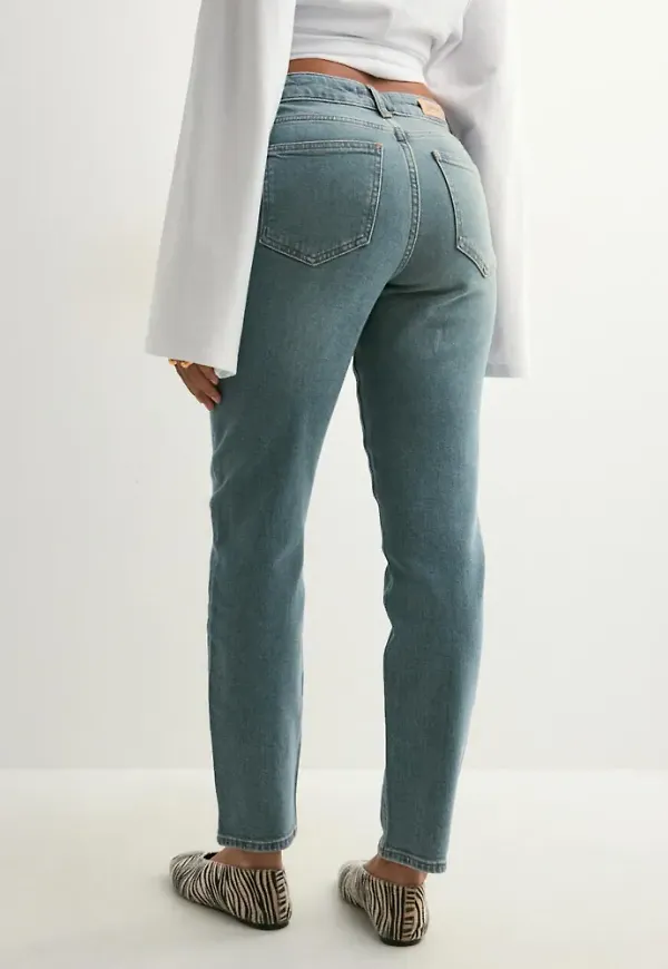 Only - Blå - Onlemily Hw Stretch Ank Dnm CRO787