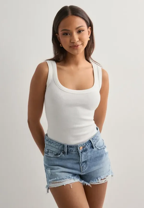 Only - Blå - Onlpacy Hw Dnm Shorts Noos
