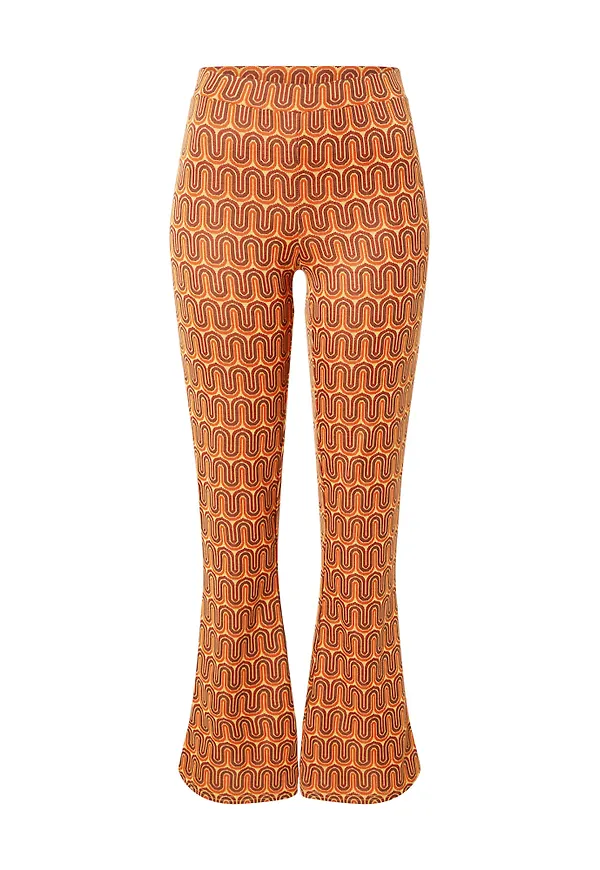 ONLY Byxa 'Sigga' beige / rostbrun / orange / roströd