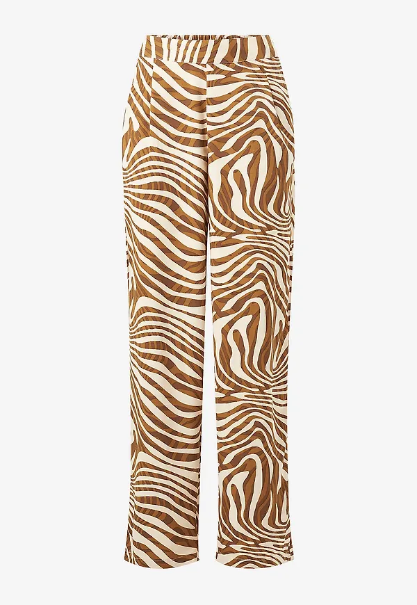 Only - Byxor onlChicago Life Palazzo Pant Ptm - Brun