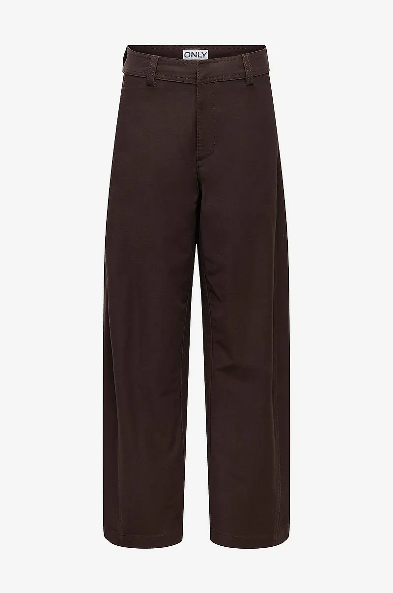Only - Byxor Onlclair Mw Barrel Pant Pnt - Brun