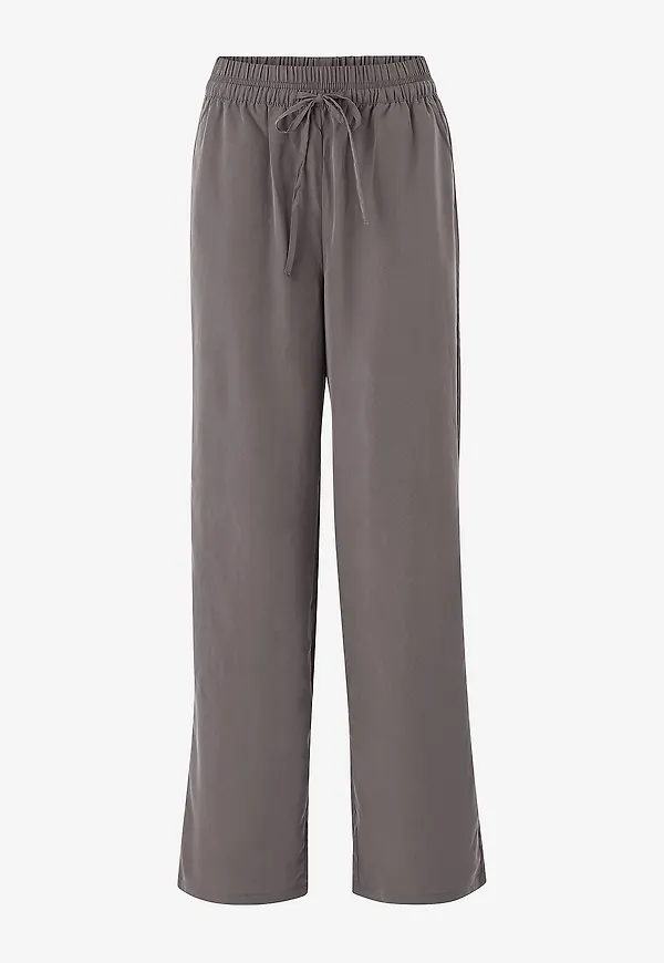 Only - Byxor onlEllen Palazzo Pant - Grå