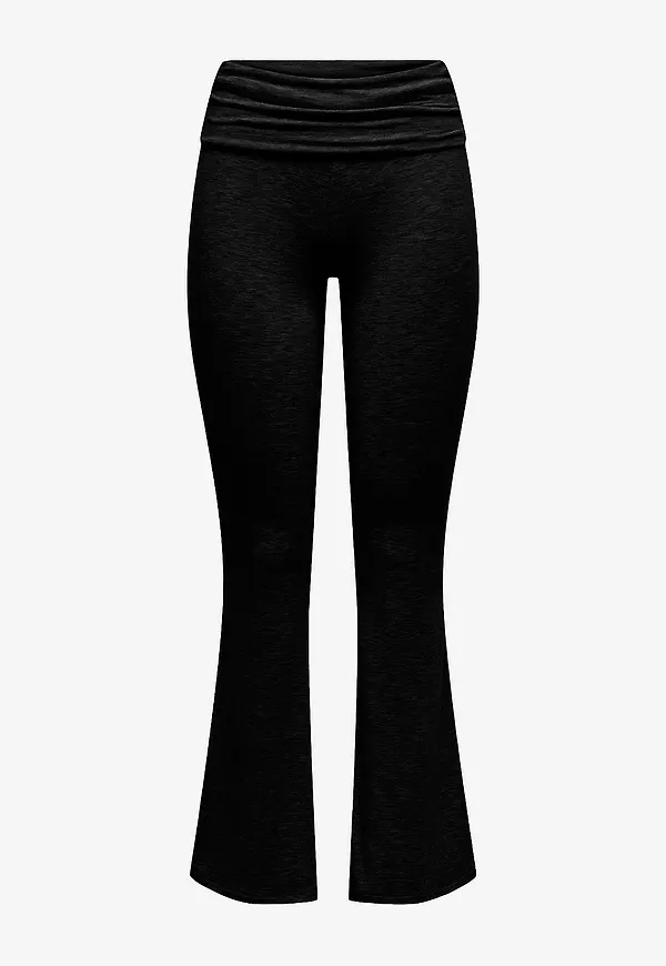 Only - Byxor onlGlamour Fold Down Pant CC Jrs - Svart