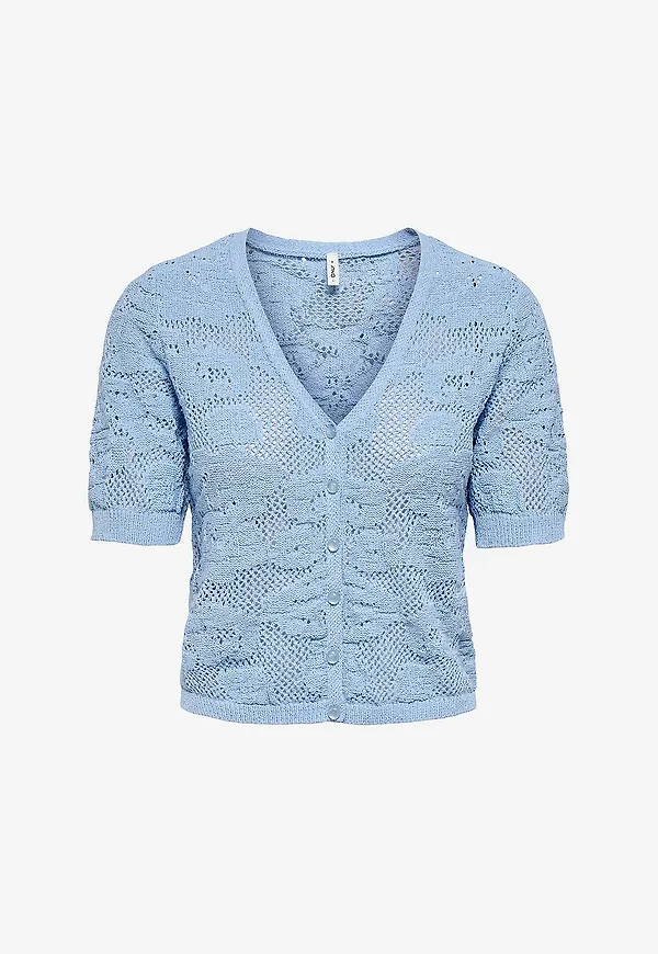 Only - Cardigan onlChloe SS Cadigan Knt - Blå
