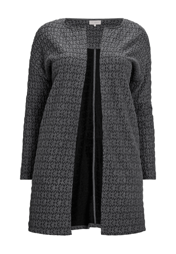 Only Carmakoma - Cardigan carBitsa LS Sweat - Grå