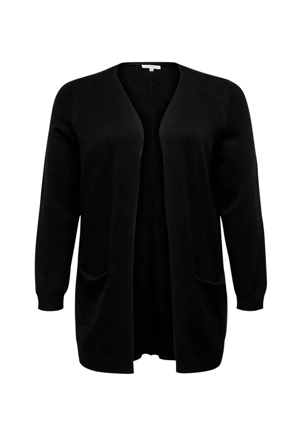 Only Carmakoma - Cardigan carStone L/S Long Cardigan - Svart