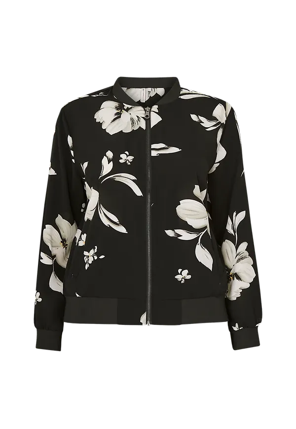 Only Carmakoma - Jacka carLuxmille LS Bomber Jacket - Svart
