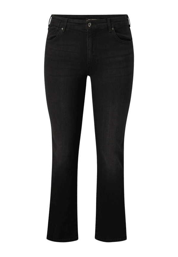 Only Carmakoma - Jeans carAlicia Reg Strt Dnm Dot568 - Svart - W54/L34
