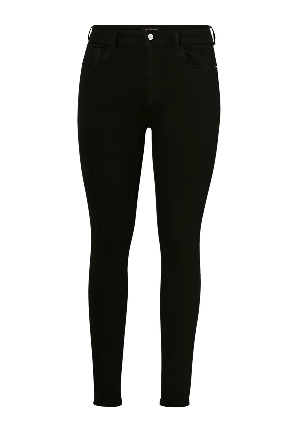 Only Carmakoma - Jeans carSally Mid Sk BB BJ165 - Svart - W54/L32