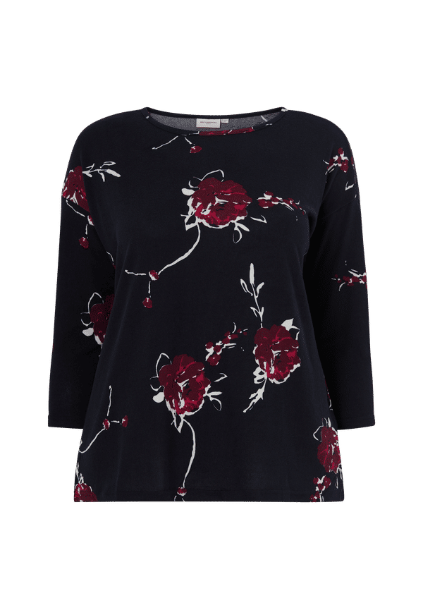 Only Carmakoma - Topp carAlba 3/4 Top - Blå