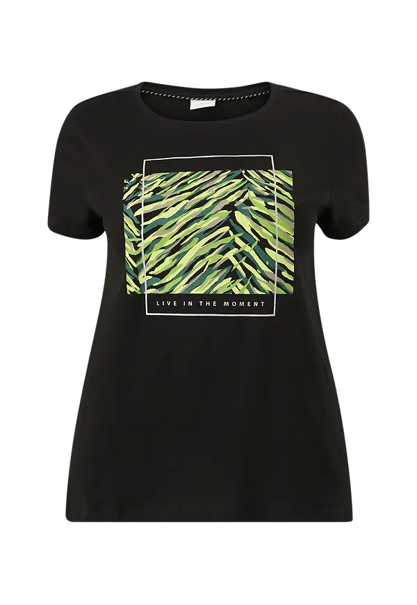 Only Carmakoma - Topp carLamina Life SS Tee Jrs - Svart - 50/52