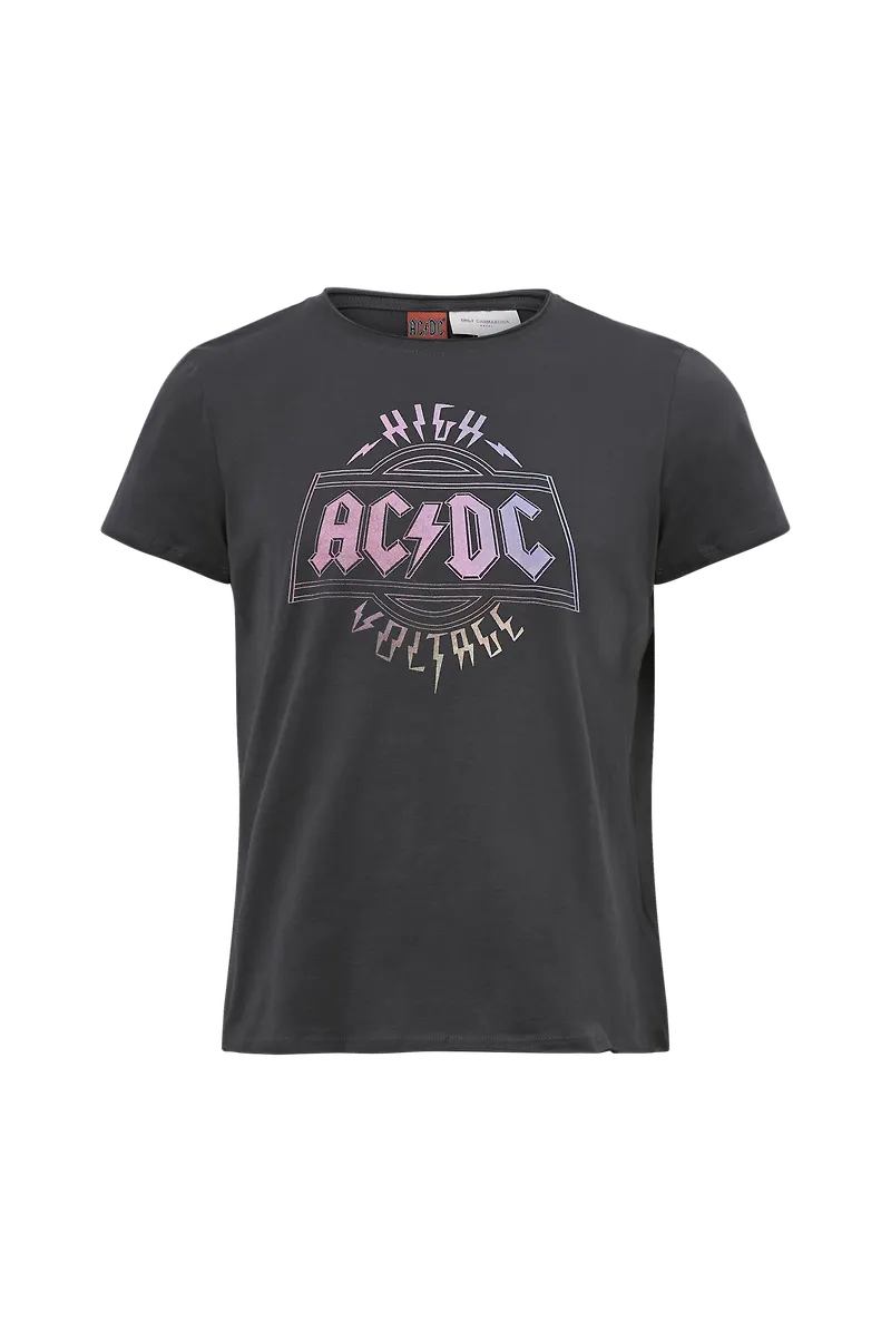 Only Carmakoma - Topp carNewacdc Life SS Tee - Svart