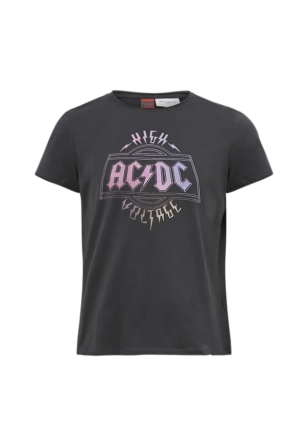 Only Carmakoma - Topp carNewacdc Life SS Tee - Svart