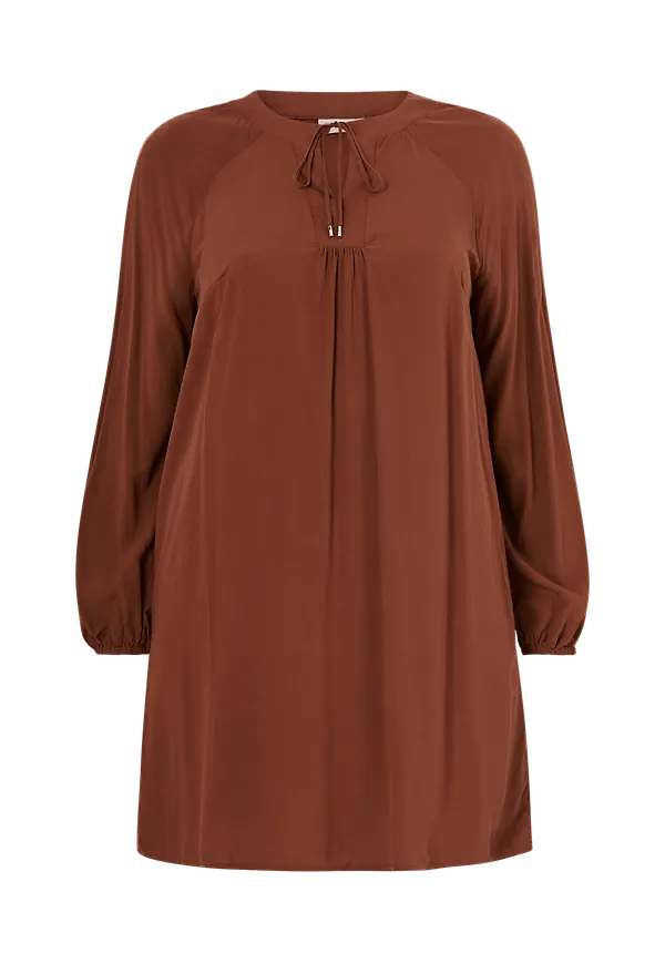 Only Carmakoma - Tunika carSolina LS Tunic Dress - Brun