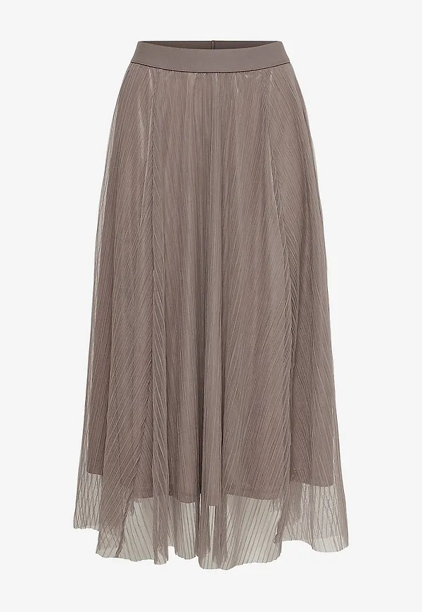 Only Carmakoma - Kjol carLavina Skirt Jrs - Brun