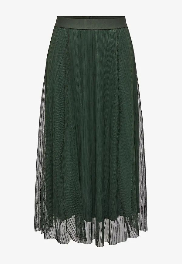 Only Carmakoma - Kjol carLavina Skirt Jrs - Grön
