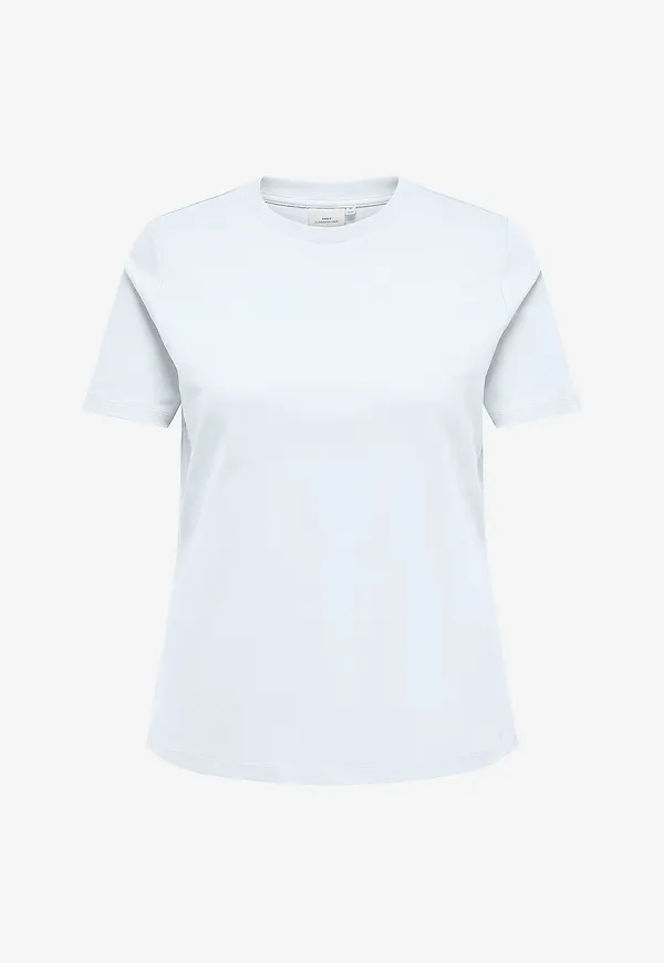 Only Carmakoma - T-shirt carJen Life SS Jeans Tee Jrs - Vit
