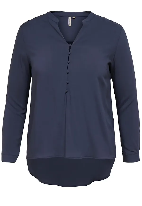 ONLY Carmakoma Blus 'Elina' marinblå