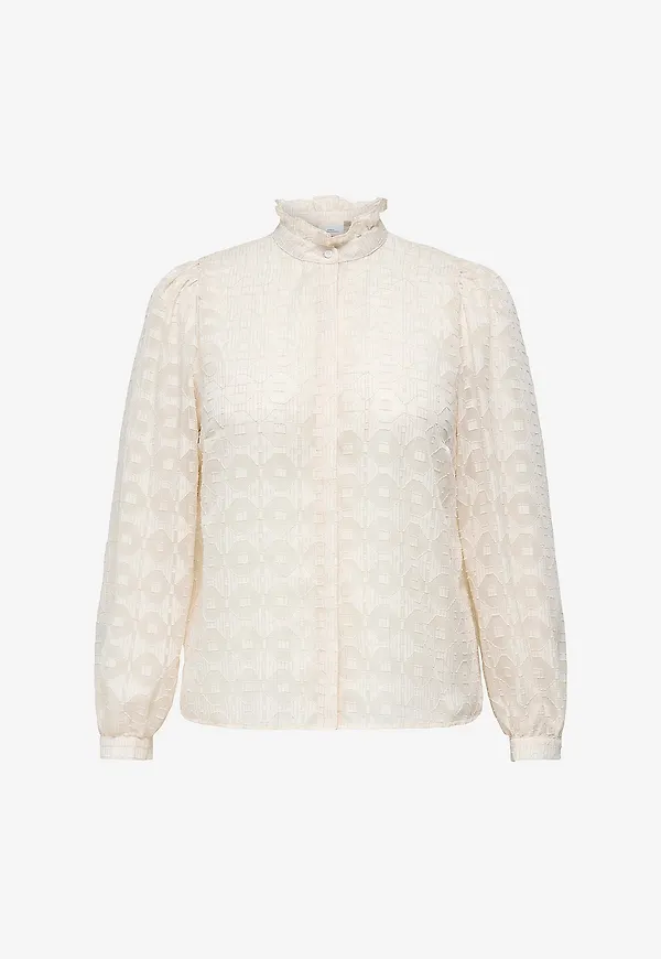 Only Carmakoma - Blus carChloey L/S - Vit