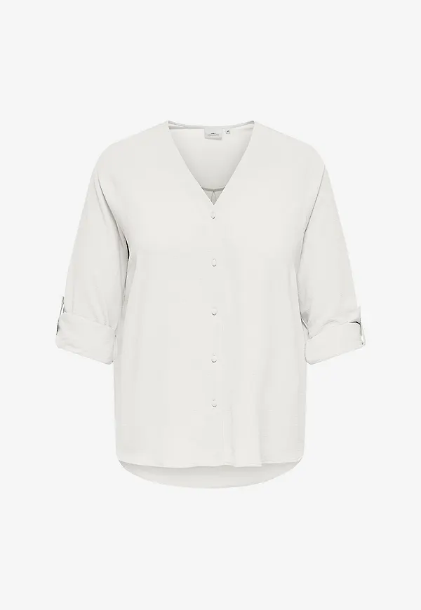 Only Carmakoma - Blus carJana Mette - Vit