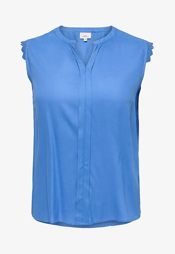 Only Carmakoma - Blus carMumi SL Top - Blå