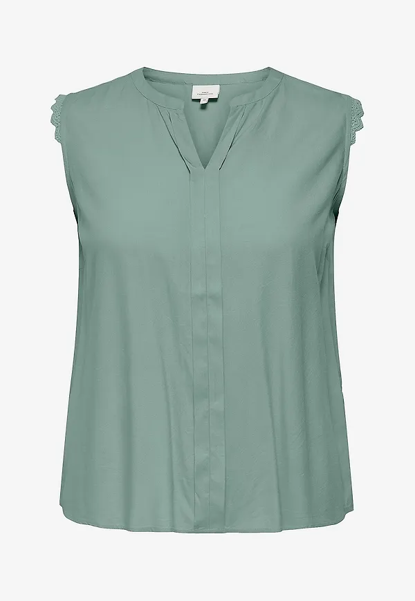 Only Carmakoma - Blus carMumi SL Top - Grön