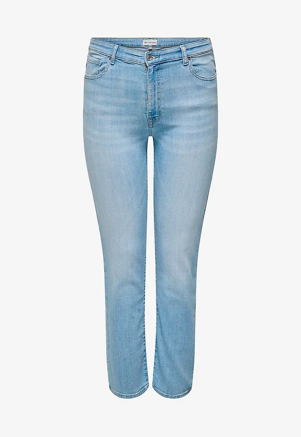 Only Carmakoma - Jeans Carsui Mid Slim - Blå