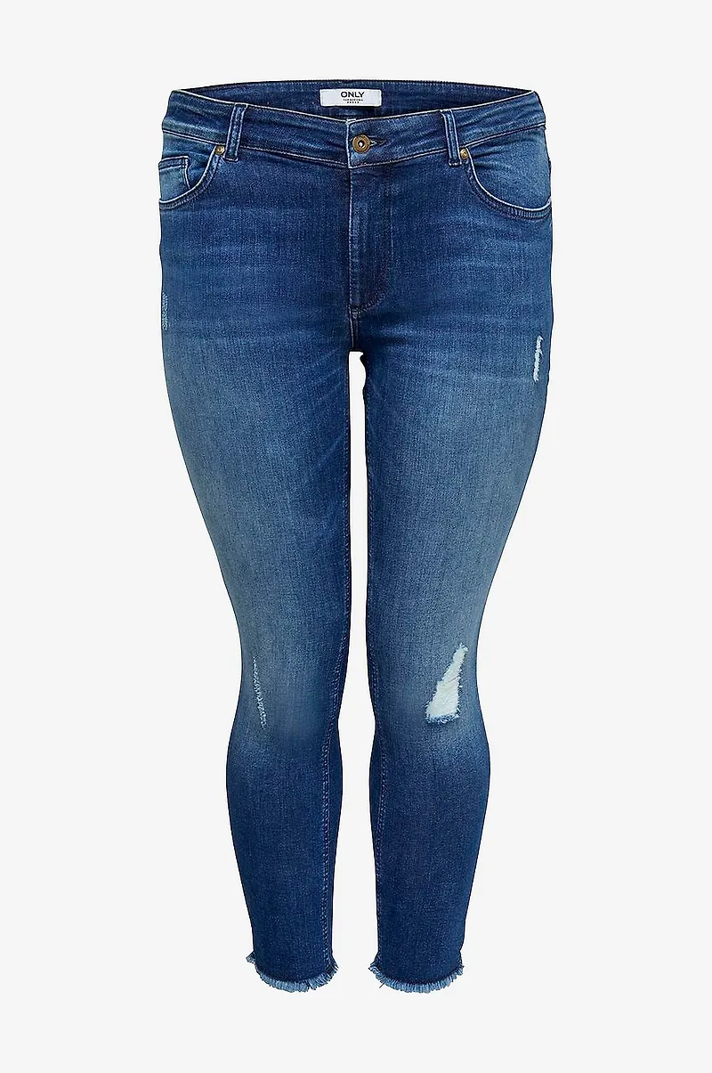 Only Carmakoma - Jeans carWilly REG Skinny ANK - Blå
