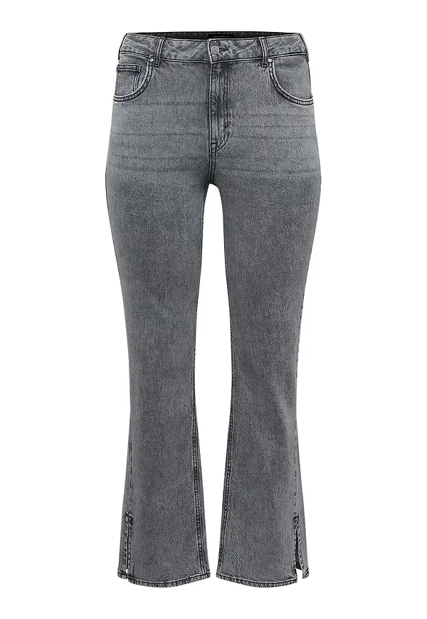 ONLY Carmakoma Jeans grå denim