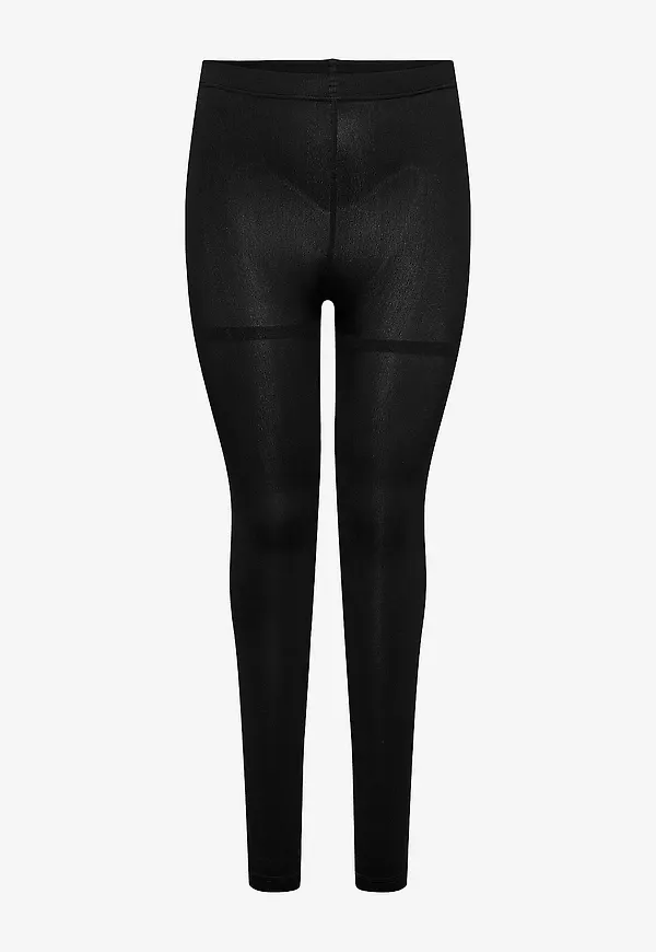 Only Carmakoma - Leggings carKenja Fleece - Svart