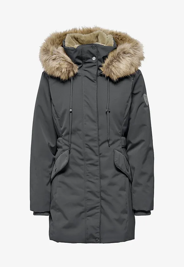 Only Carmakoma - Parkas carNewpriska - Grå