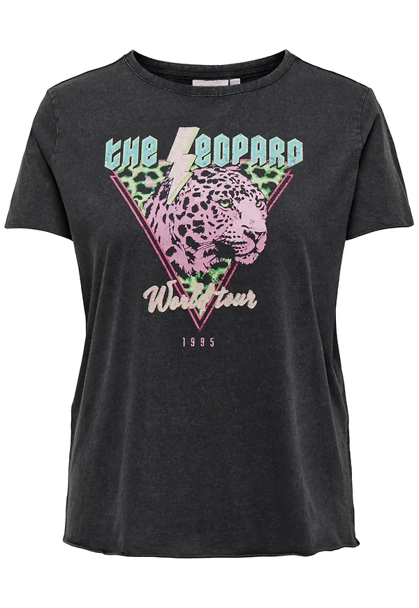 ONLY Carmakoma T-shirt 'Miko' blandade färger / svart