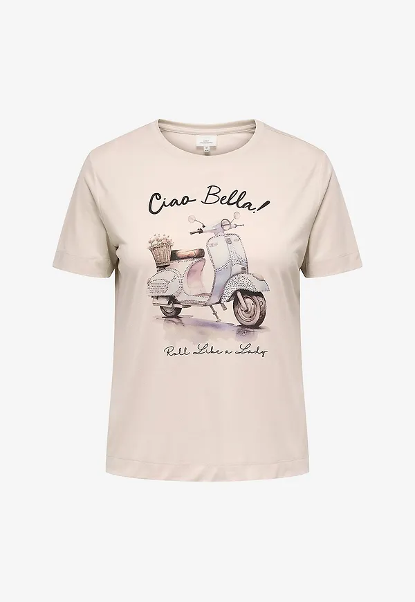 Only Carmakoma - T-shirt Carniko - Grå