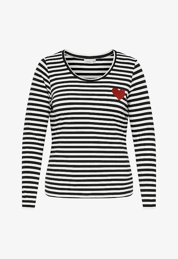 Only Carmakoma - Topp Carbodil L/S O-Neck Blouse Jrs - Svart