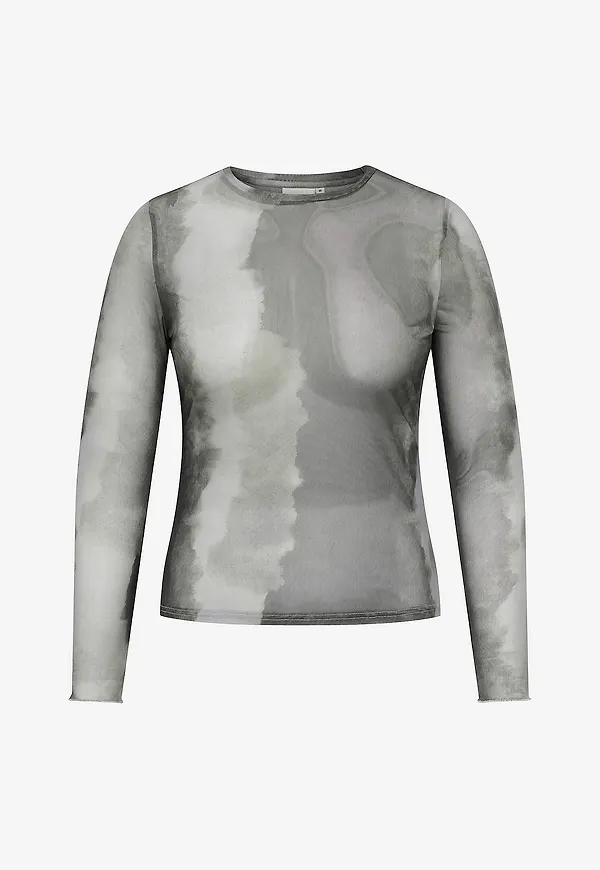 Only Carmakoma - Topp Carjungle L/S O-Neck Top Jrs - Blå