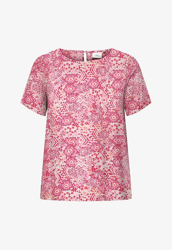 Only Carmakoma - Topp carMarrakesh SS Top - Rosa