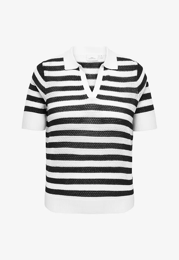 Only Carmakoma - Tröja carDiana SS Polo Knt - Vit