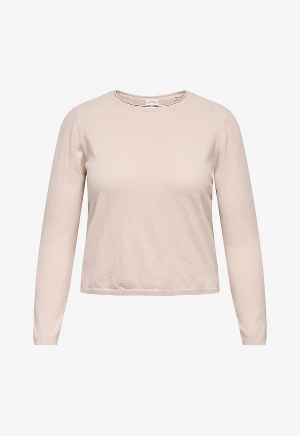 Only Carmakoma - Tröja carLoyal LS - Beige