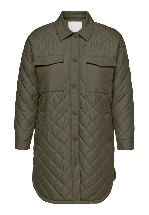ONLY Carmakoma Övergångsjacka 'NEW TANZIA' khaki