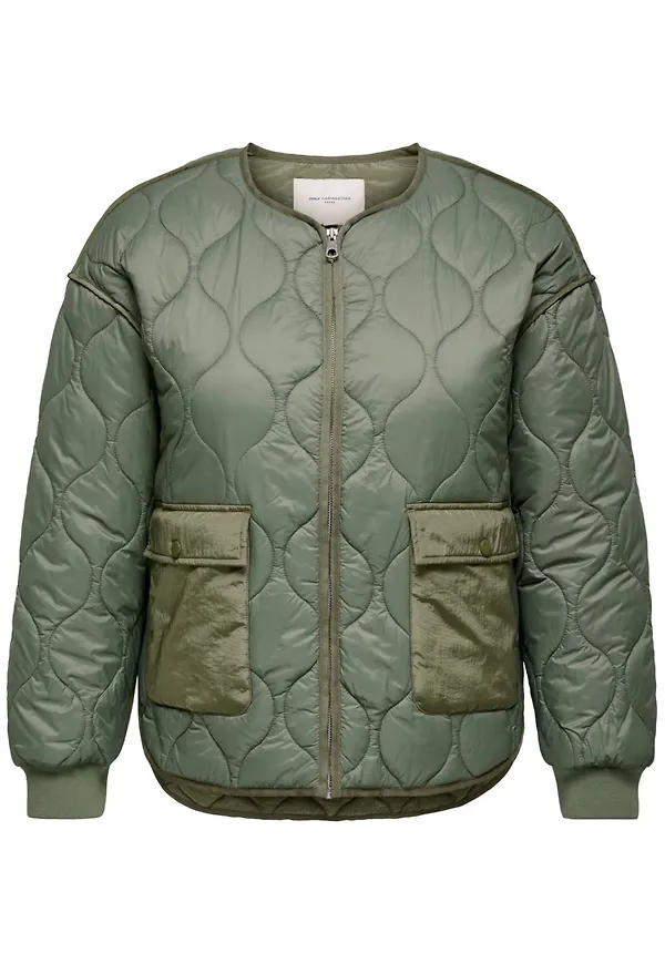 ONLY Carmakoma Övergångsjacka khaki / oliv