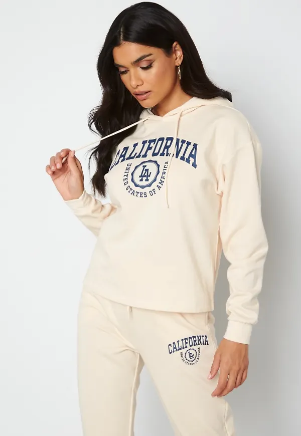 ONLY Comfy Life L/S Print Hood Birch Print: Califor M