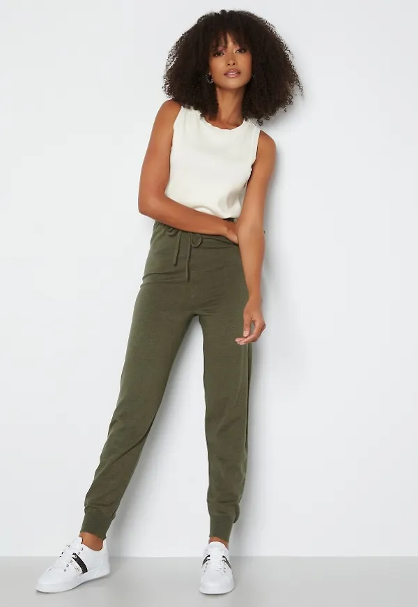 ONLY Cozy Slim Pants Knit Kalamata S